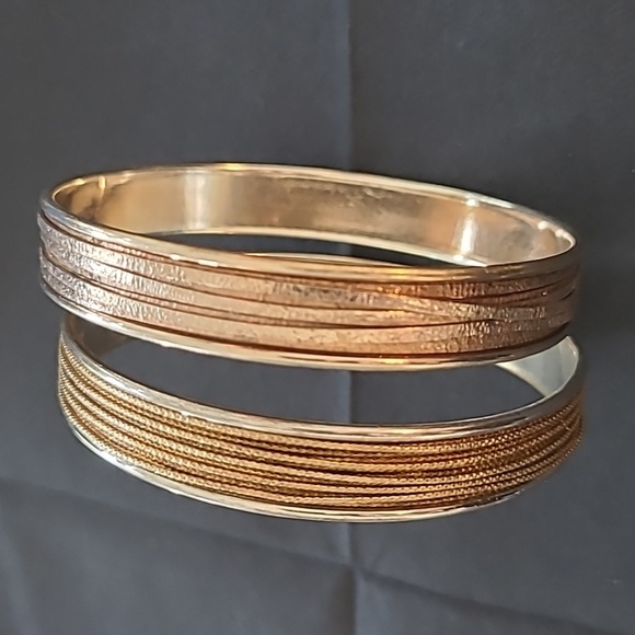 Italian Solid 925 Silver bangles. Made in Italy. Approx 1/2 inch wide. 55.3g - Picture 1 of 7